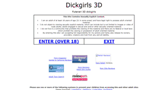 Desktop Screenshot of dickgirls3d.com